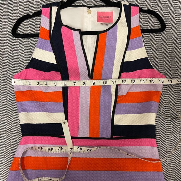KATE SPADE - Mainline Sunset Stripe Jacquard Dress - Picture 5 of 8